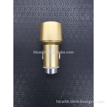 2016 Fashion High quality dual usb car charger 2.4a with safety hammer function showkoo